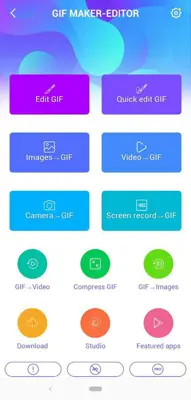 GIF Maker Editor android App screenshot 0